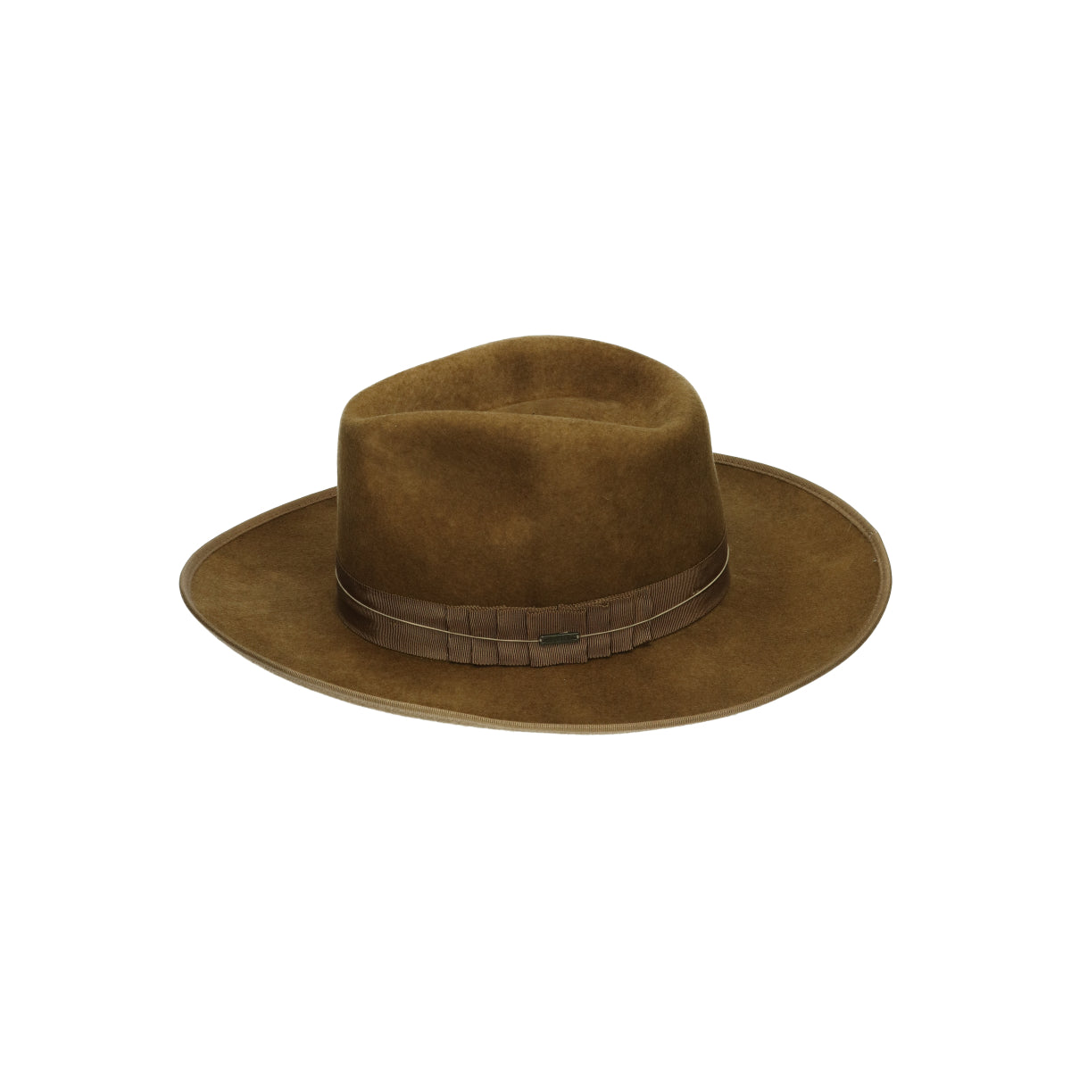 Reno Fedora coffee worn wash brown