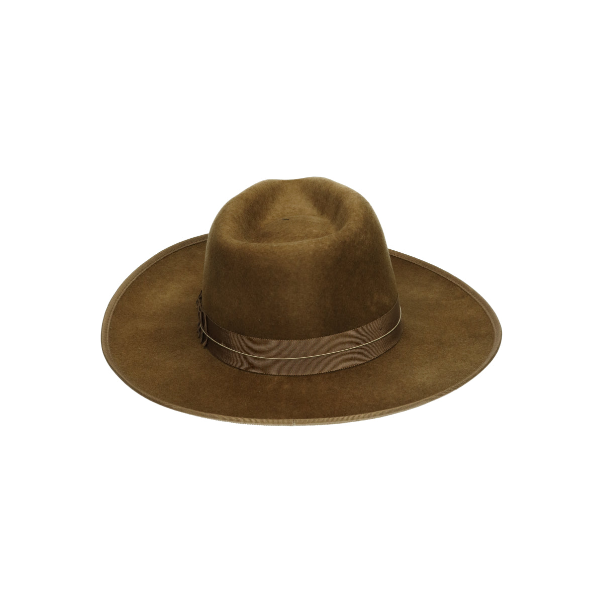 Reno Fedora coffee worn wash brown