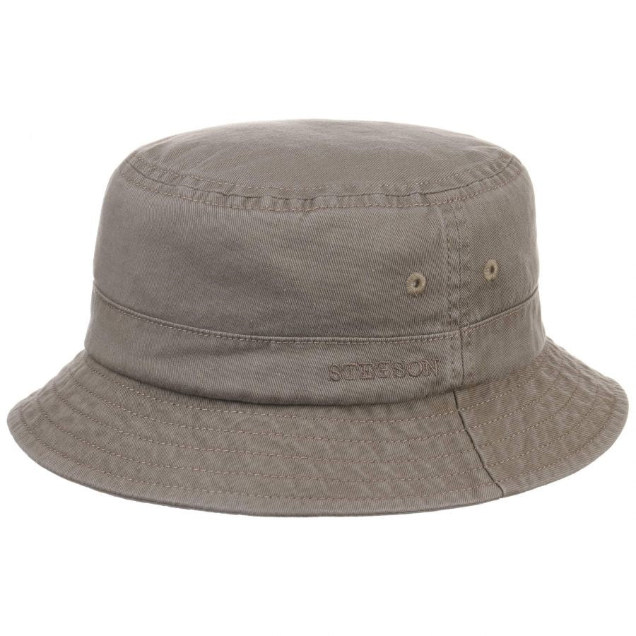 Bucket cotton twill dark gray