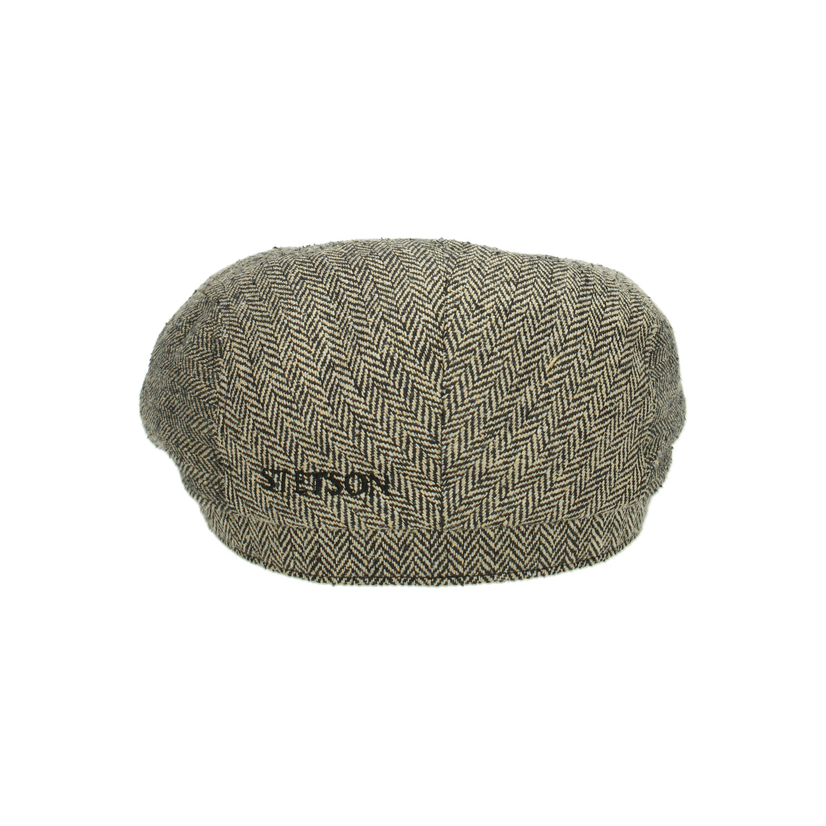 Driver Cap Silk herringbone brown-grey
