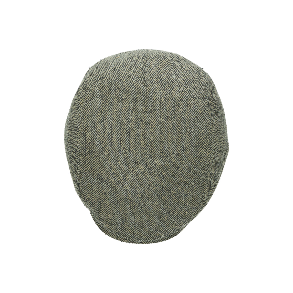 Driver Cap Silk herringbone brown-grey