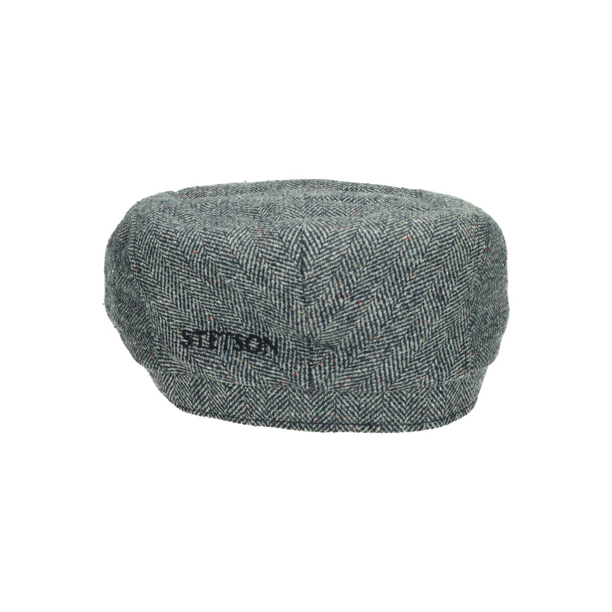 Driver Cap Silk herringbone blue gray