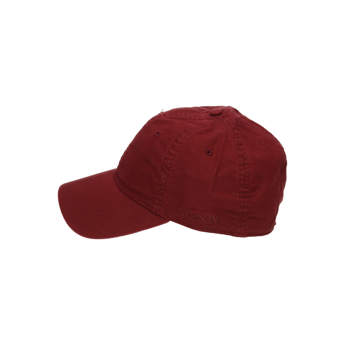 Baseball Cap Delave Organic Cotton red