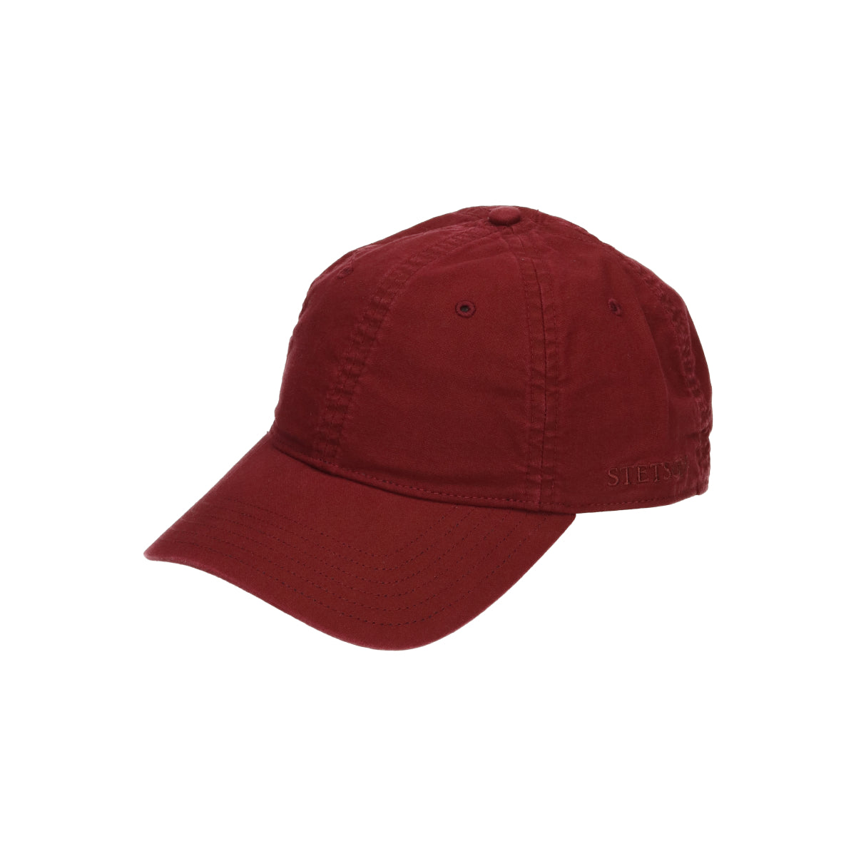 Baseball Cap Delave Organic Cotton red
