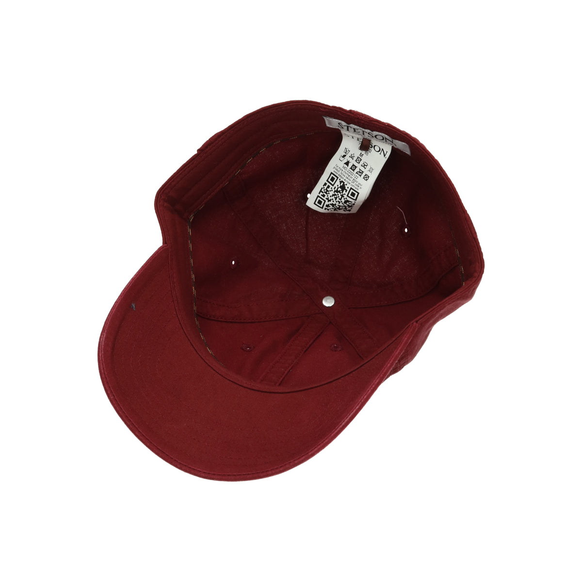 Baseball Cap Delave Organic Cotton red