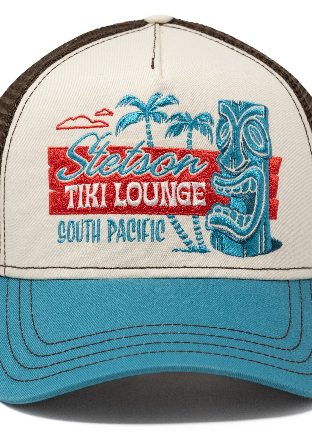 Trucker Cap Tiki Lounge blue brown