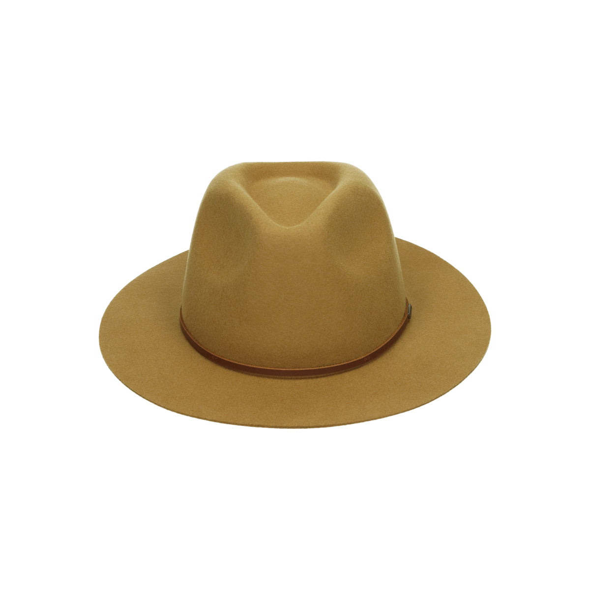 Wesley Packable Fedora golden brown brown