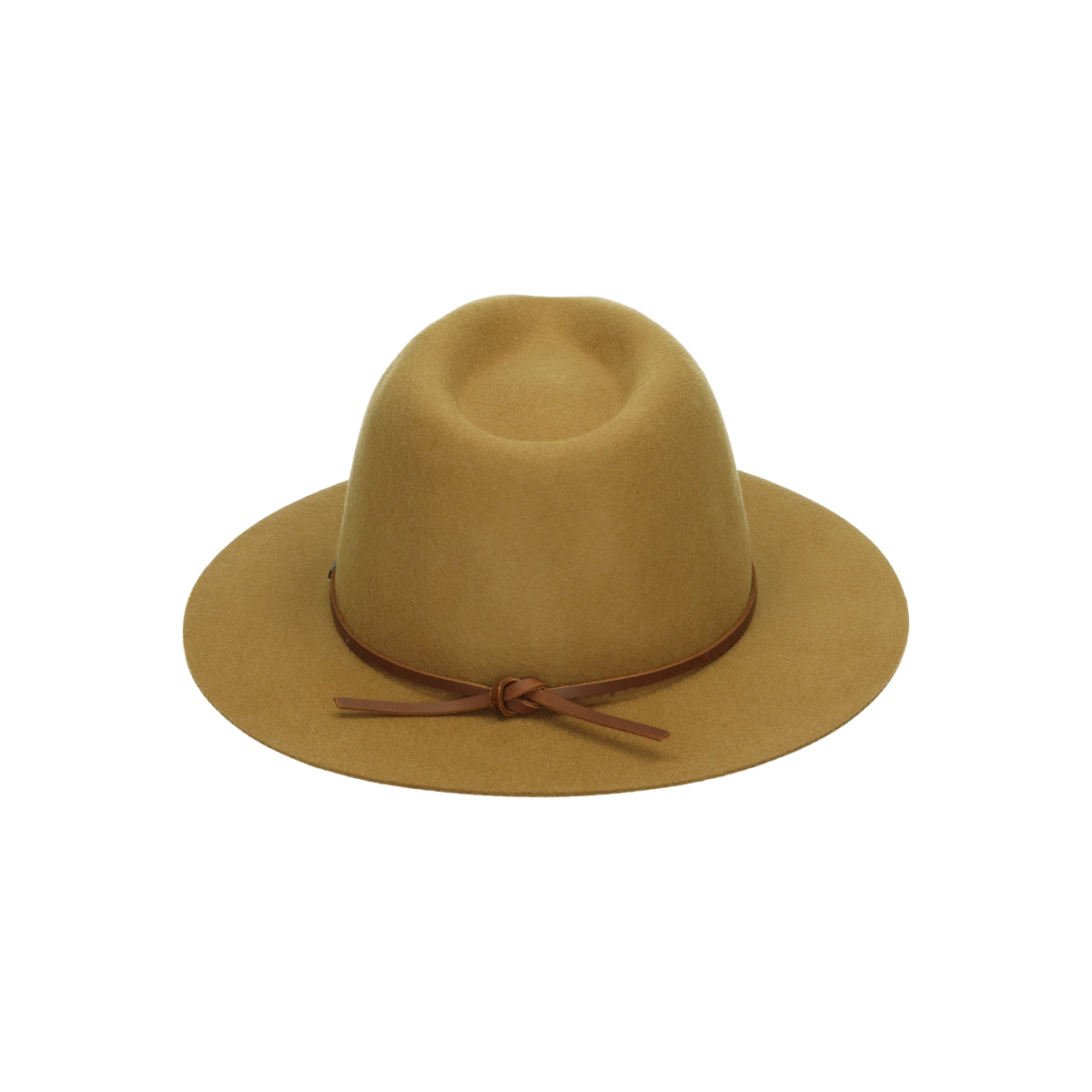 Wesley Packable Fedora golden brown brown