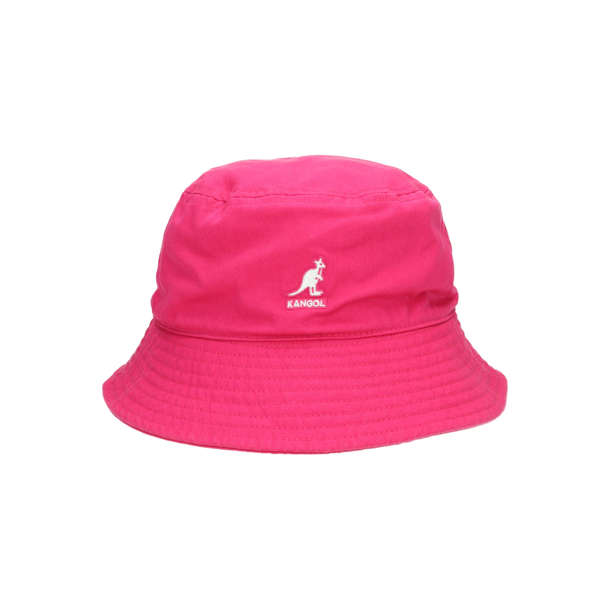 Washed bucket electric pink