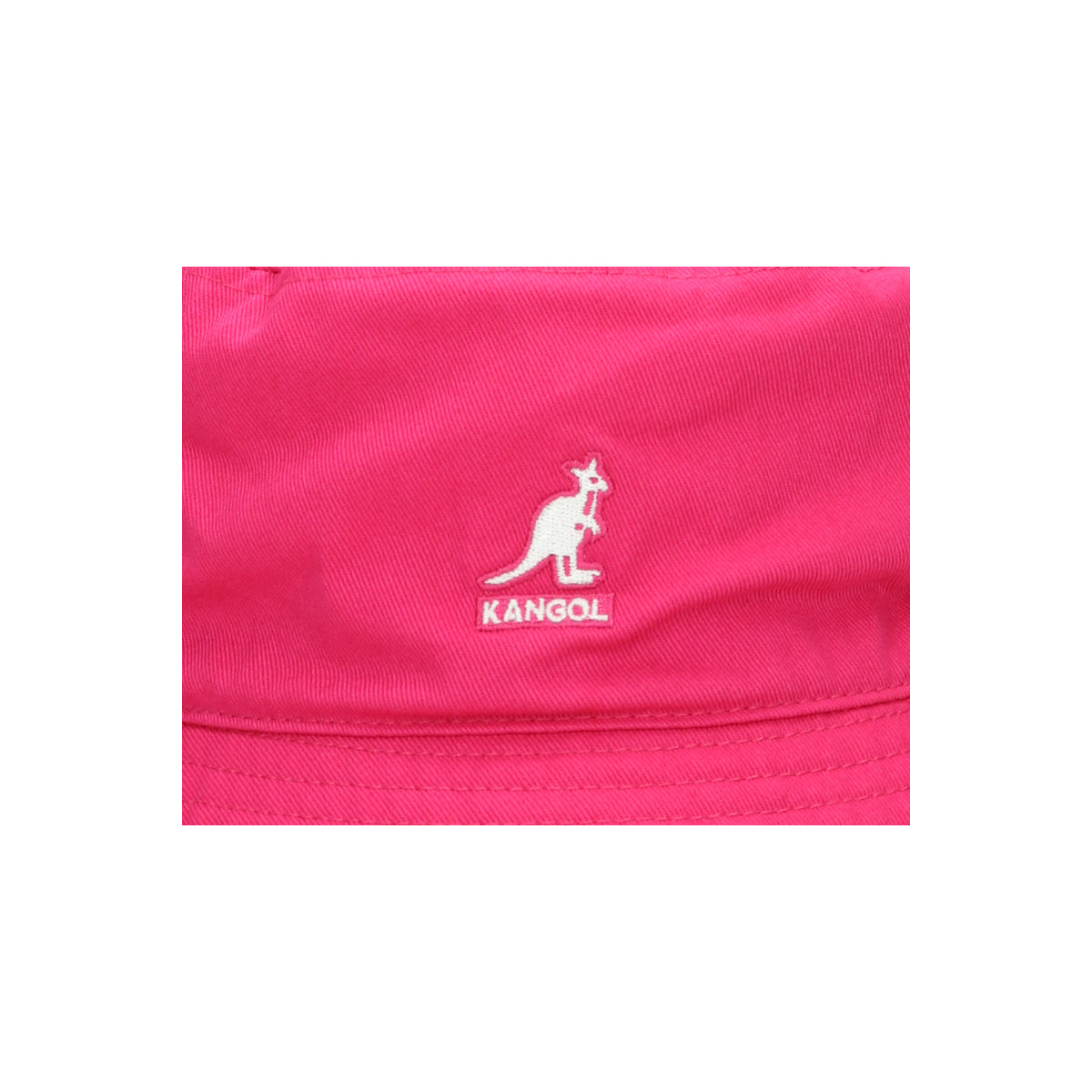 Washed bucket electric pink