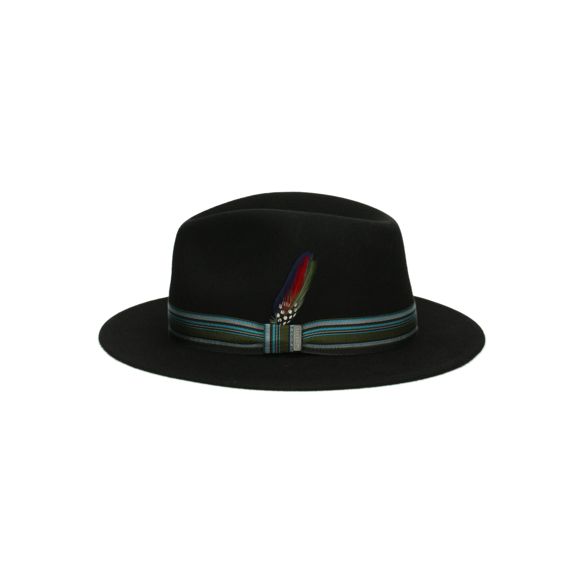 Traveler Woolfelt black leather