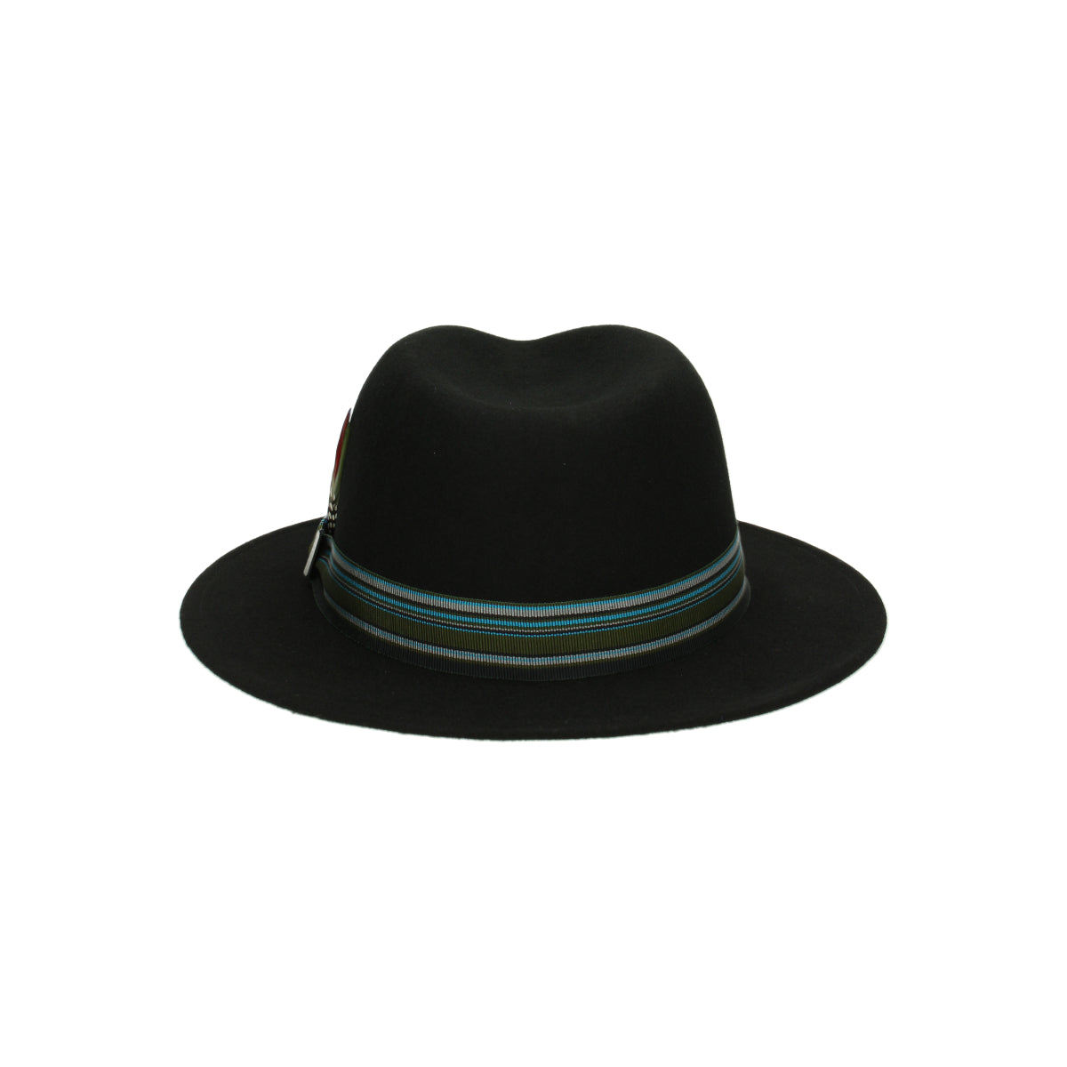 Traveler Woolfelt black leather