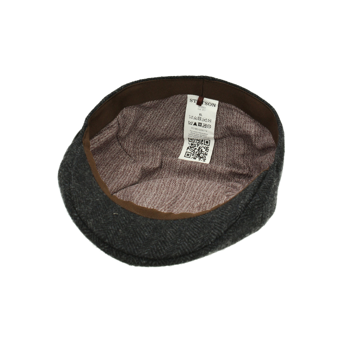 Texas Wool Herringbone herringbone black gray