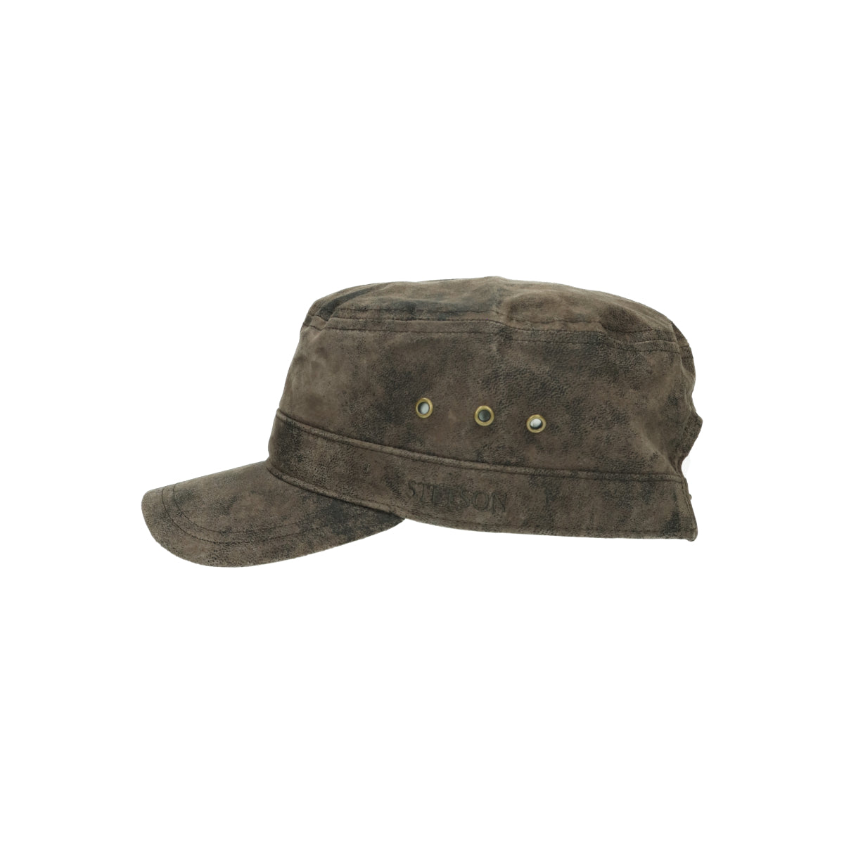 Army Cap Pigskin brown dark