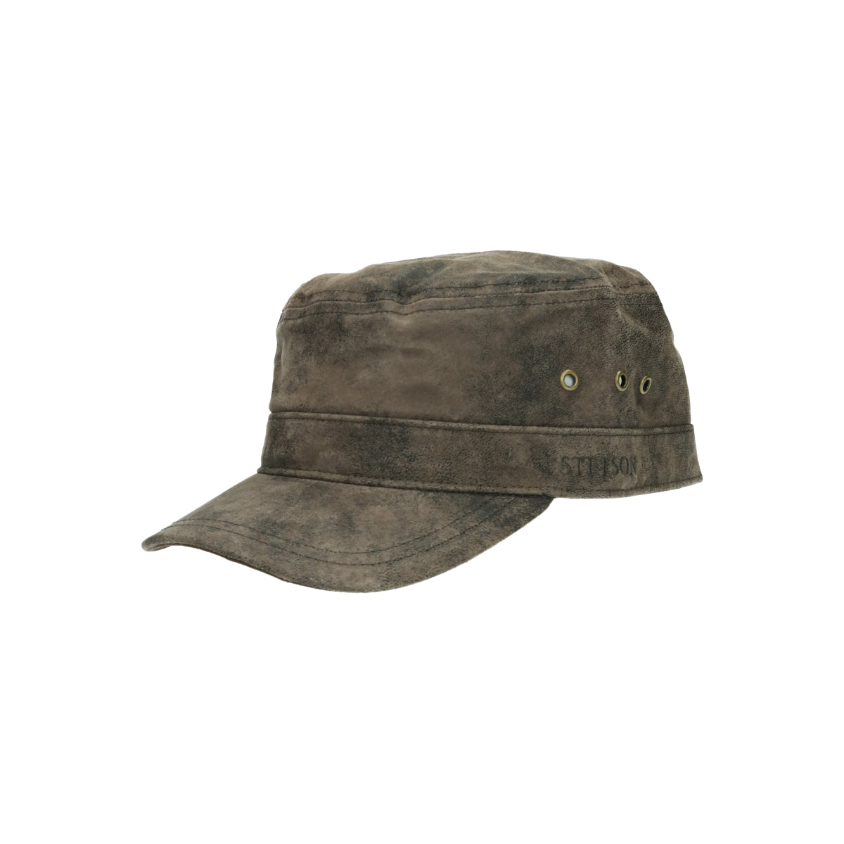 Army Cap Pigskin brown dark