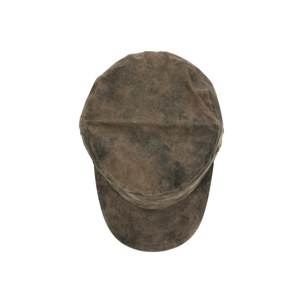Army Cap Pigskin brown dark