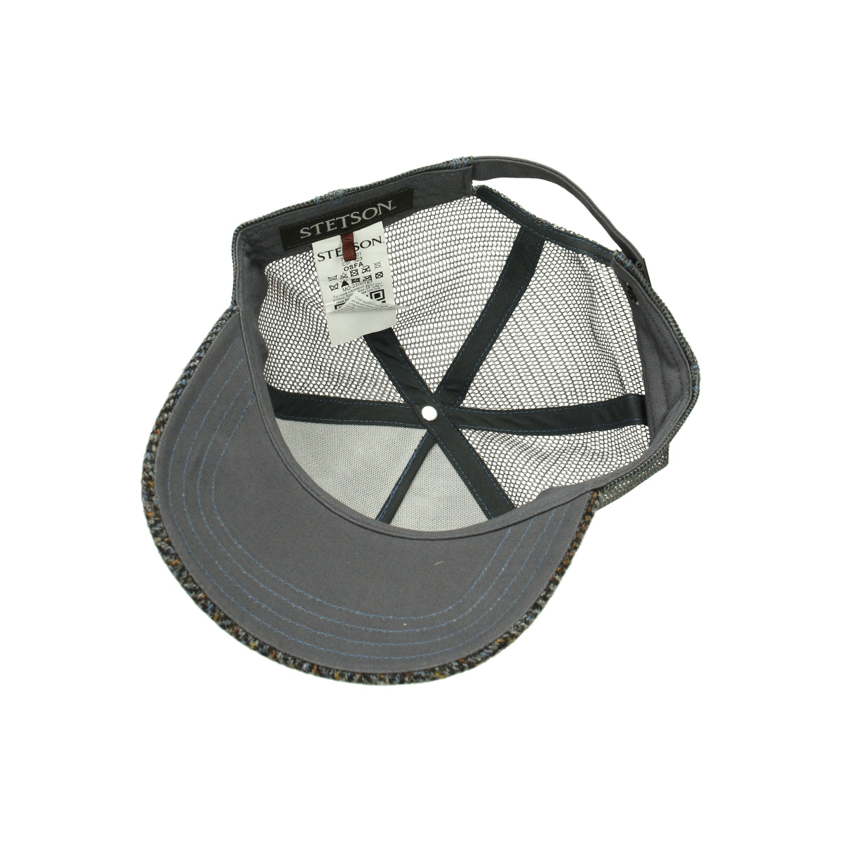 Trucker Cap Harris Tweed gray