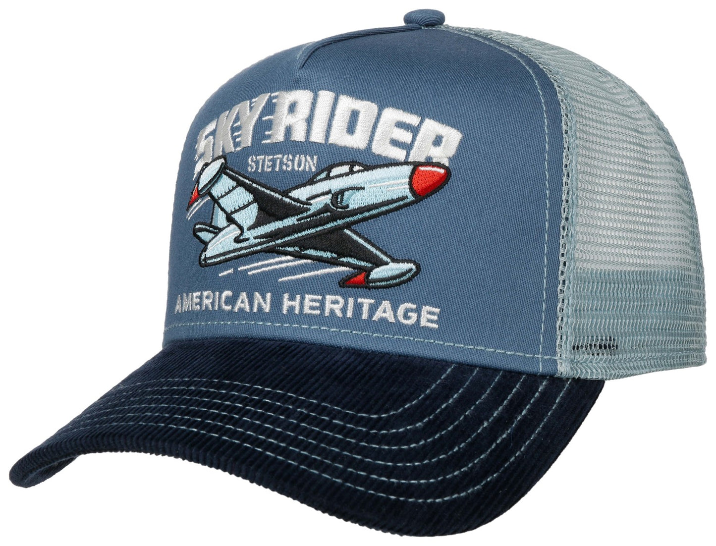 Sky Rider trucker cap royal blue