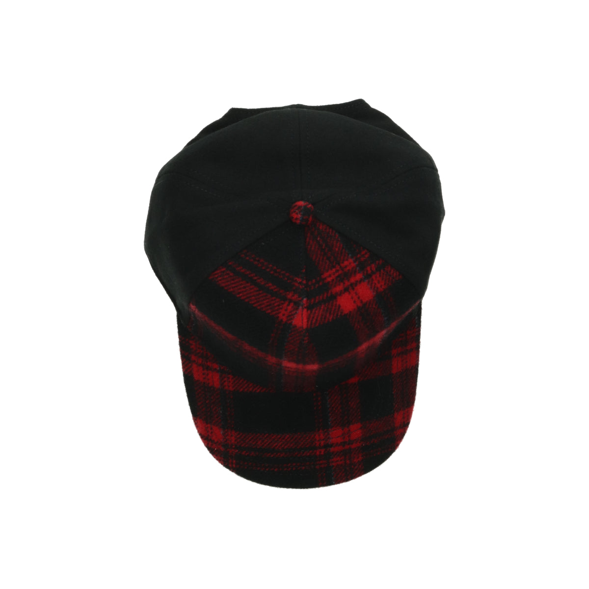 Trucker Cap Shadow Plaid red black