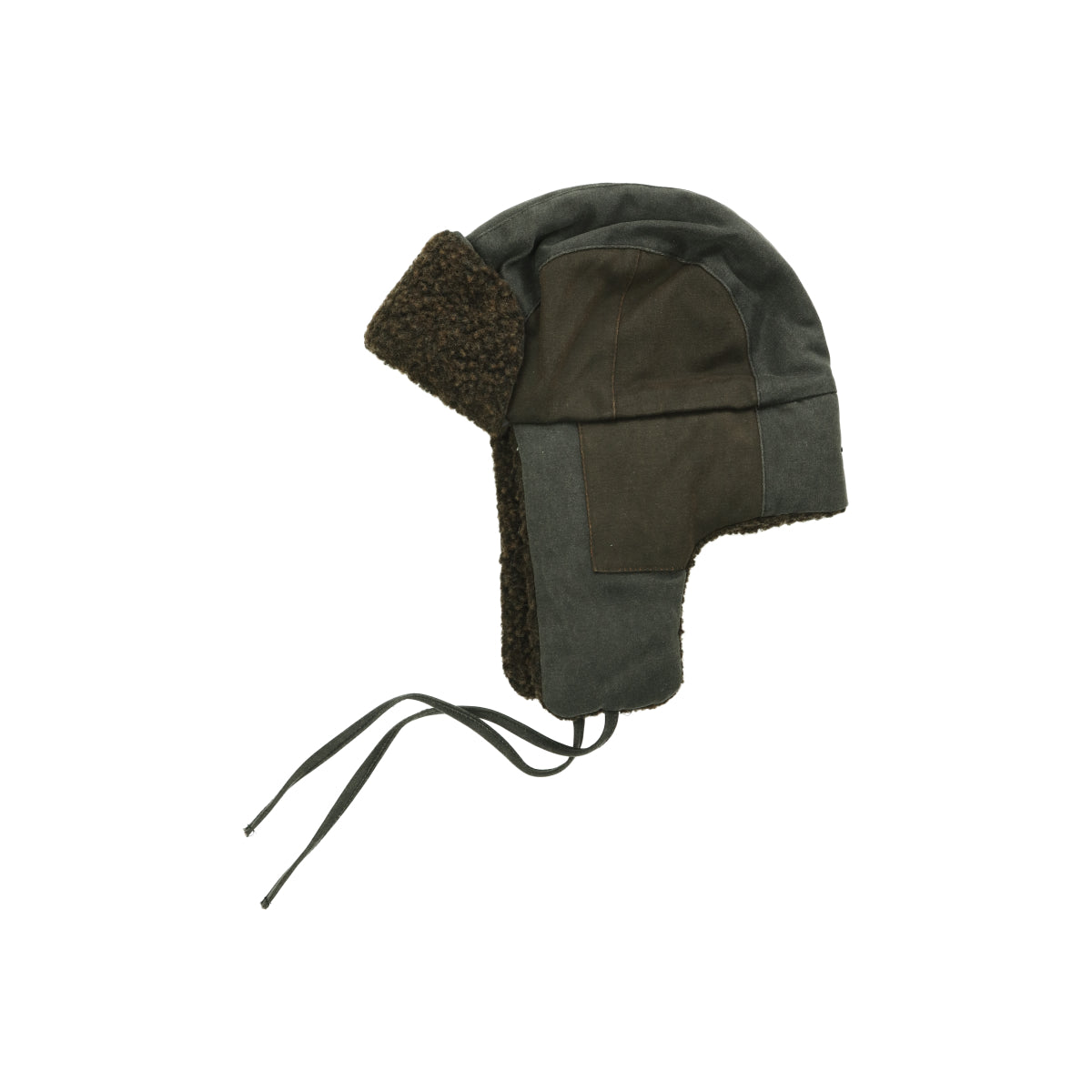 Bomber cap CO/PES black/brown