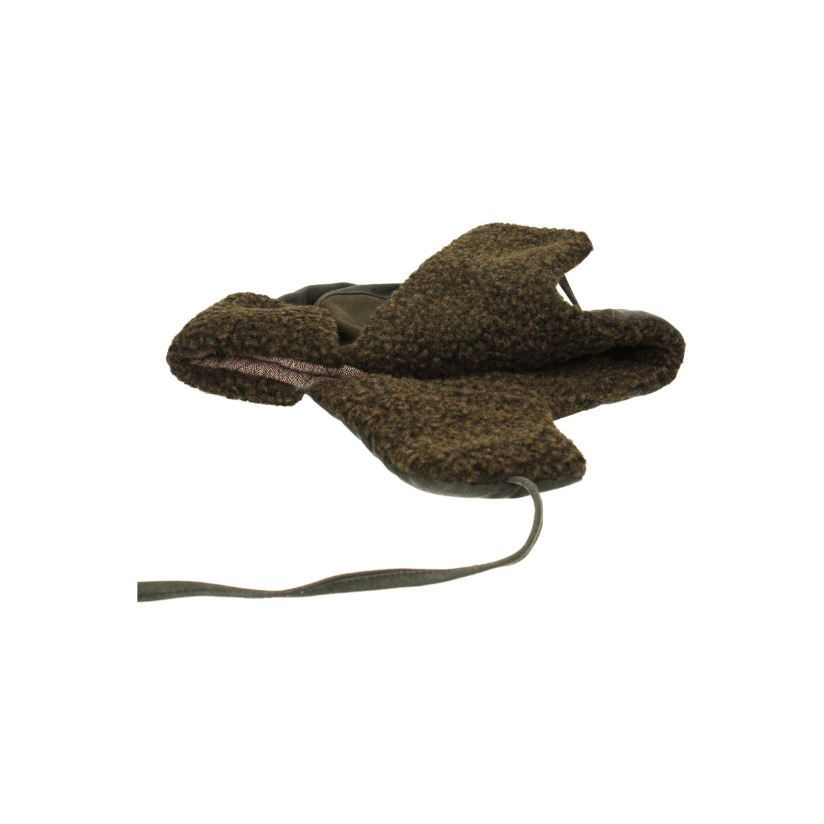 Bomber cap CO/PES black/brown