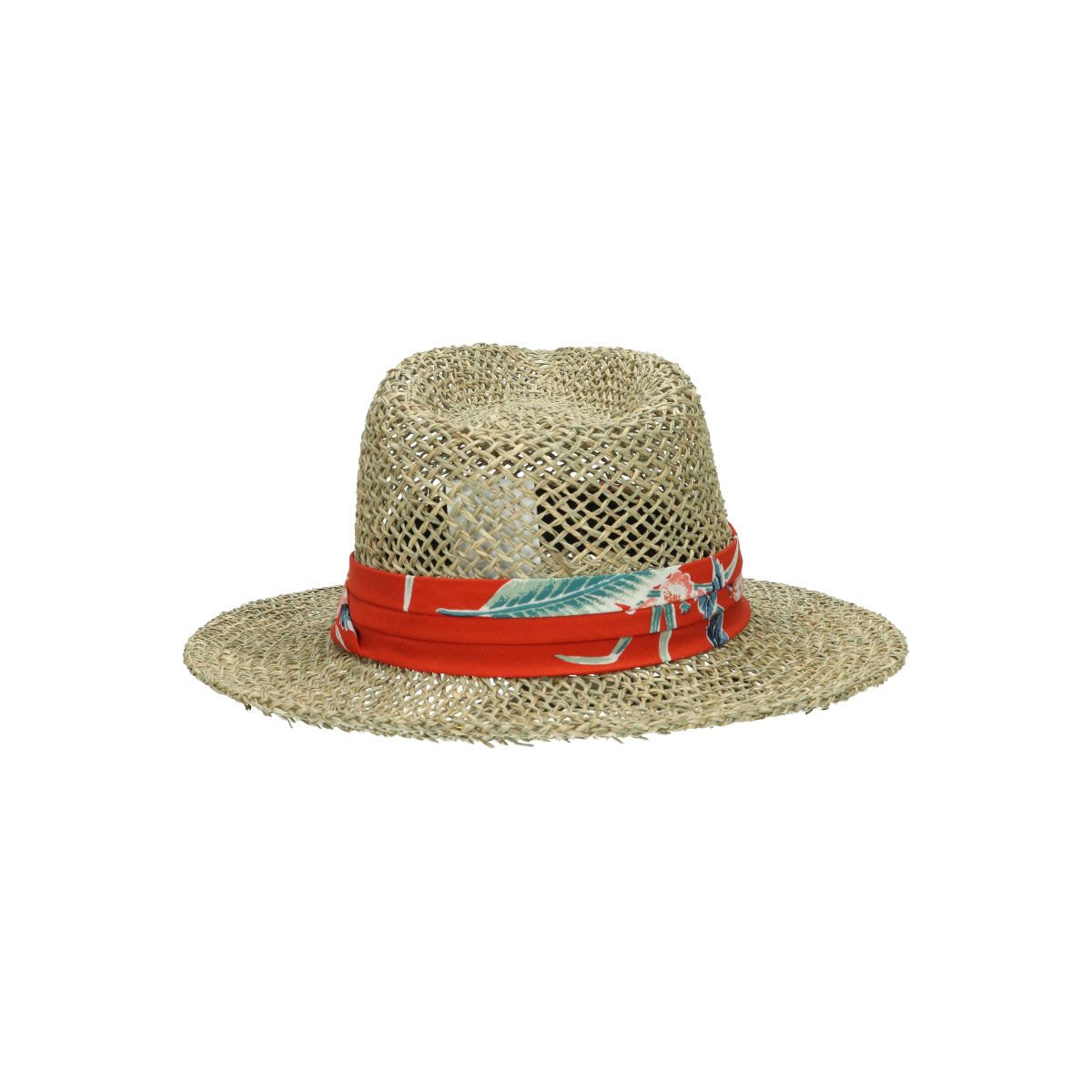 Aloha Straw Hat natural/burnt red beige red