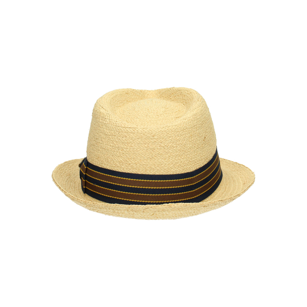 Raffia trilby beige black