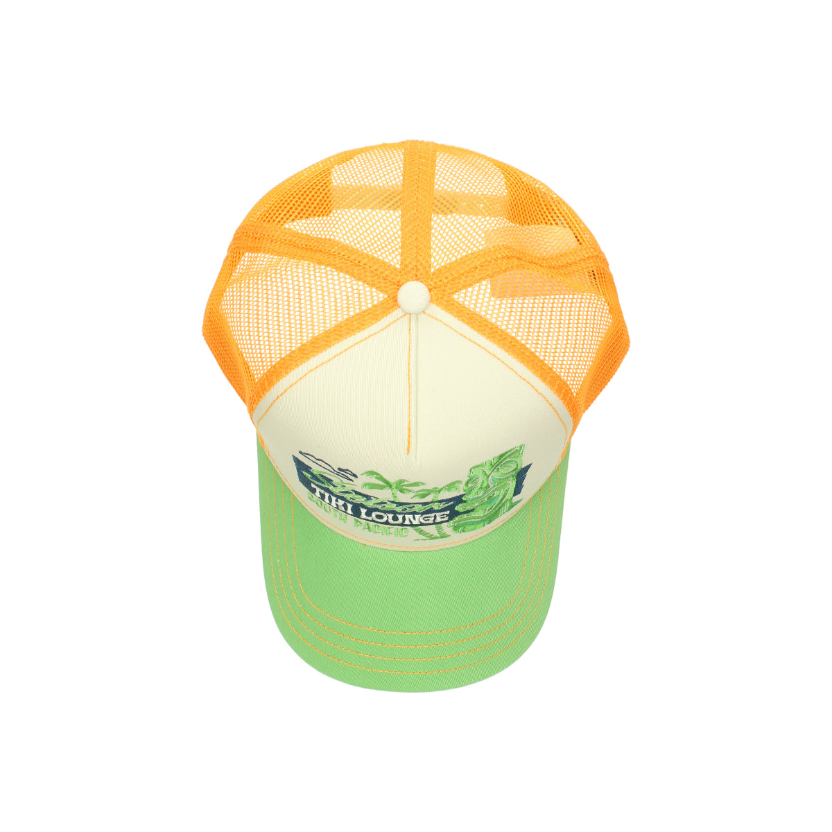 Trucker Cap Tiki Lounge orange green multi