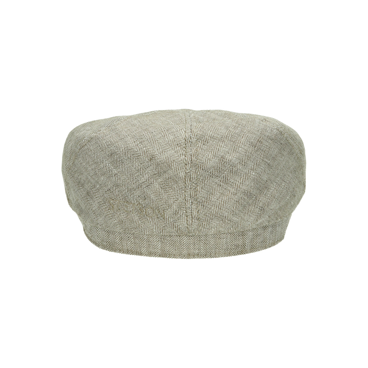 6-Panel Cap Linen herringbone beige