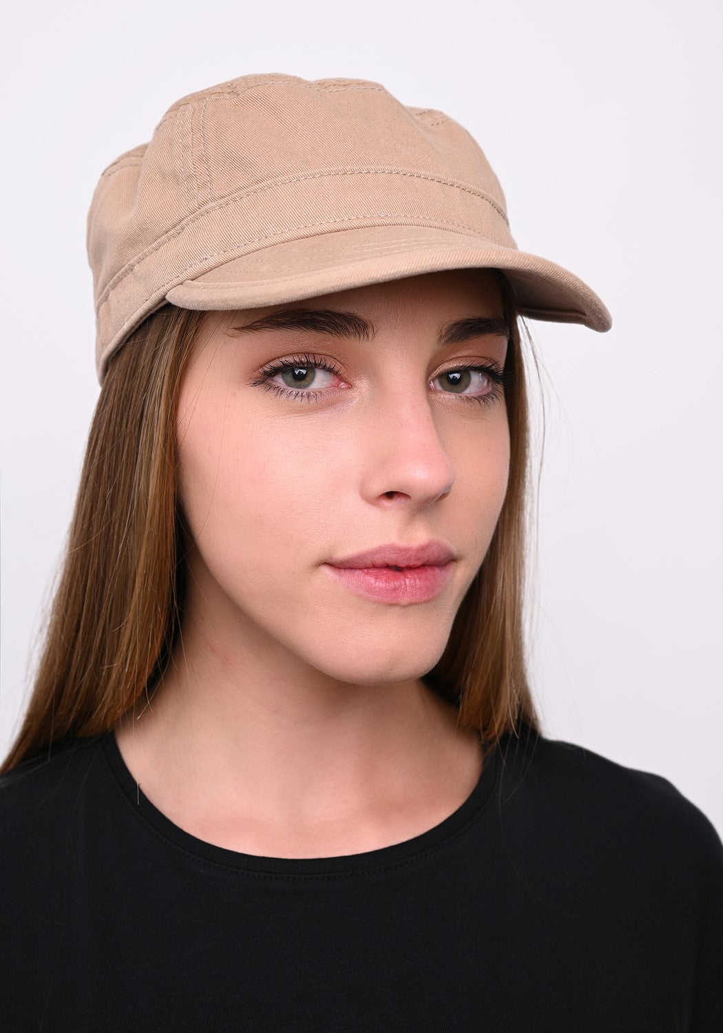 Army Cap Cotton gray-brown