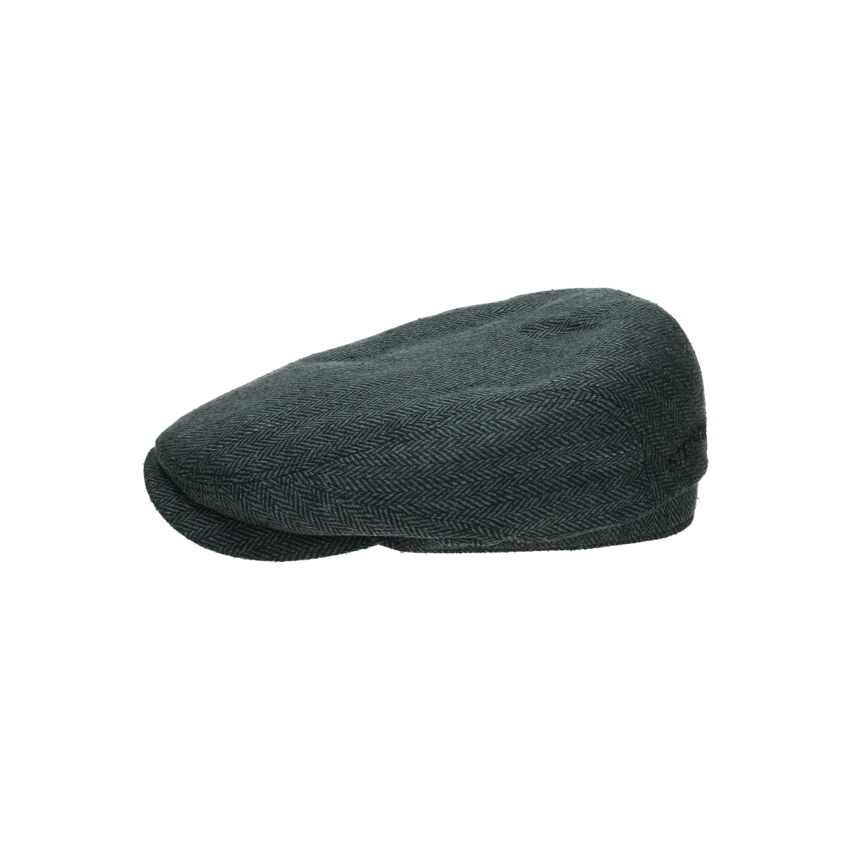 Driver Cap Silk herringbone dark gray