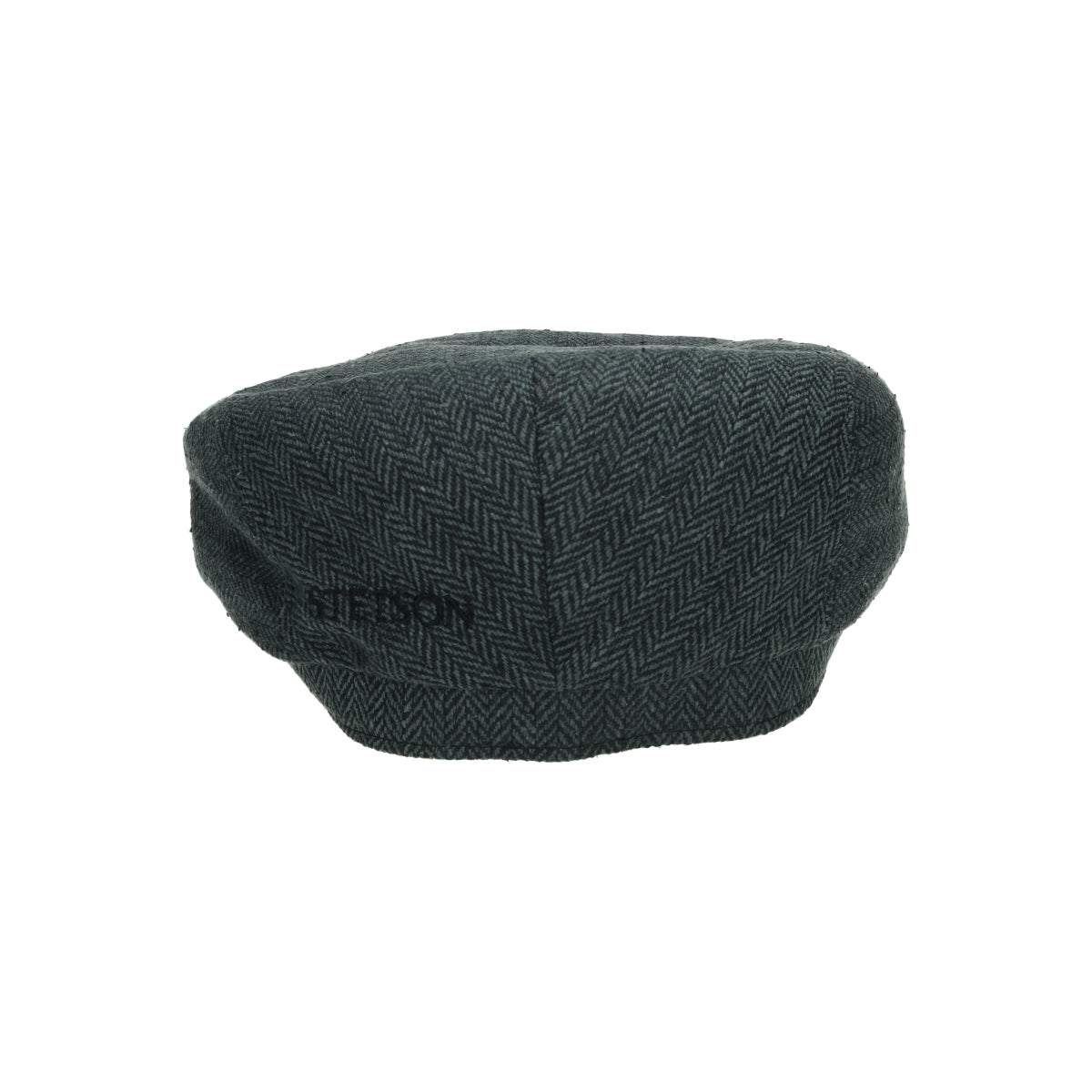 Driver Cap Silk herringbone dark gray