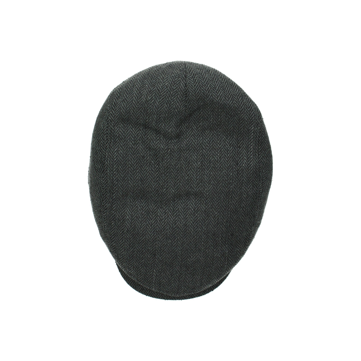 Driver Cap Silk herringbone dark gray