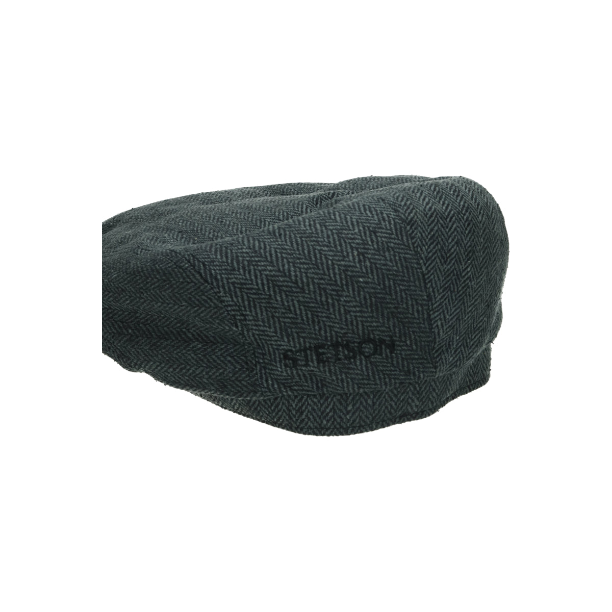 Driver Cap Silk herringbone dark gray