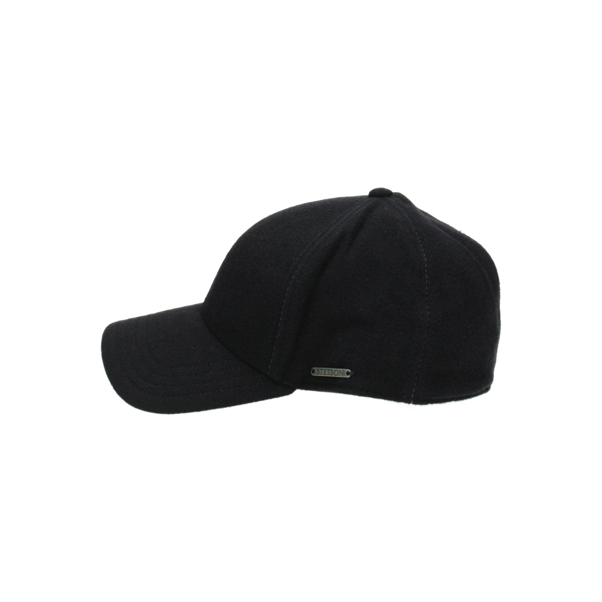 Baseball cap wool/cashmere navy blue
