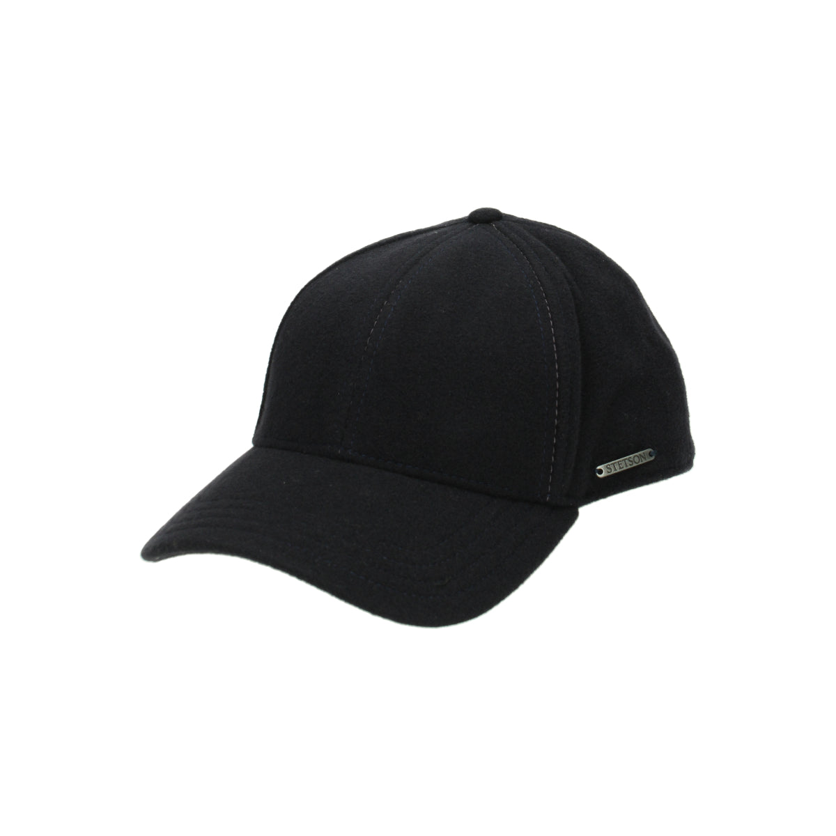 Baseball cap wool/cashmere navy blue