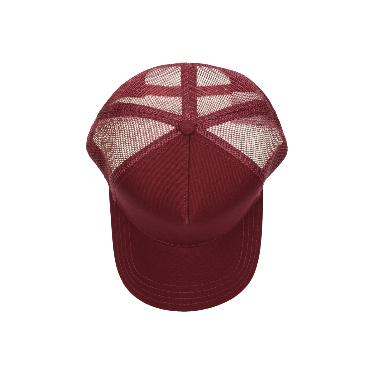 Trucker Cap Cotton bordeaux red
