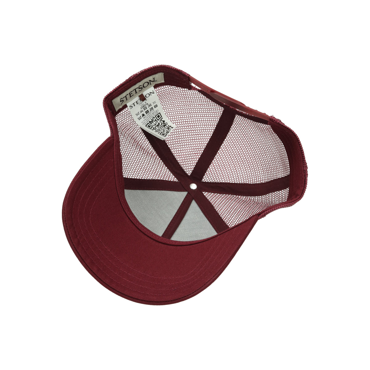 Trucker Cap Cotton bordeaux red