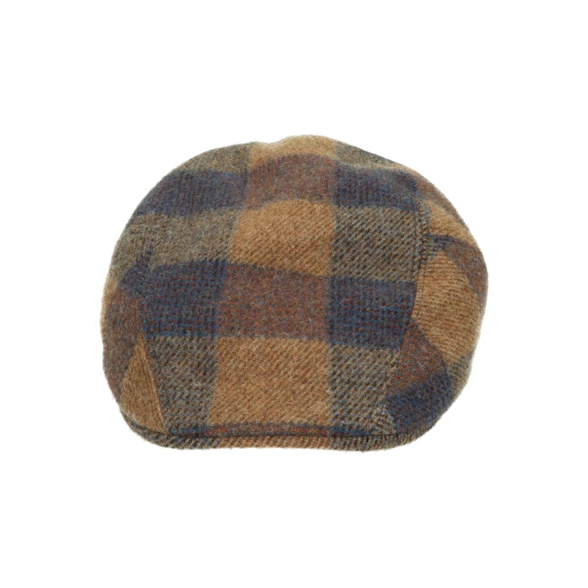 Ivy Cap Check Wool cognac