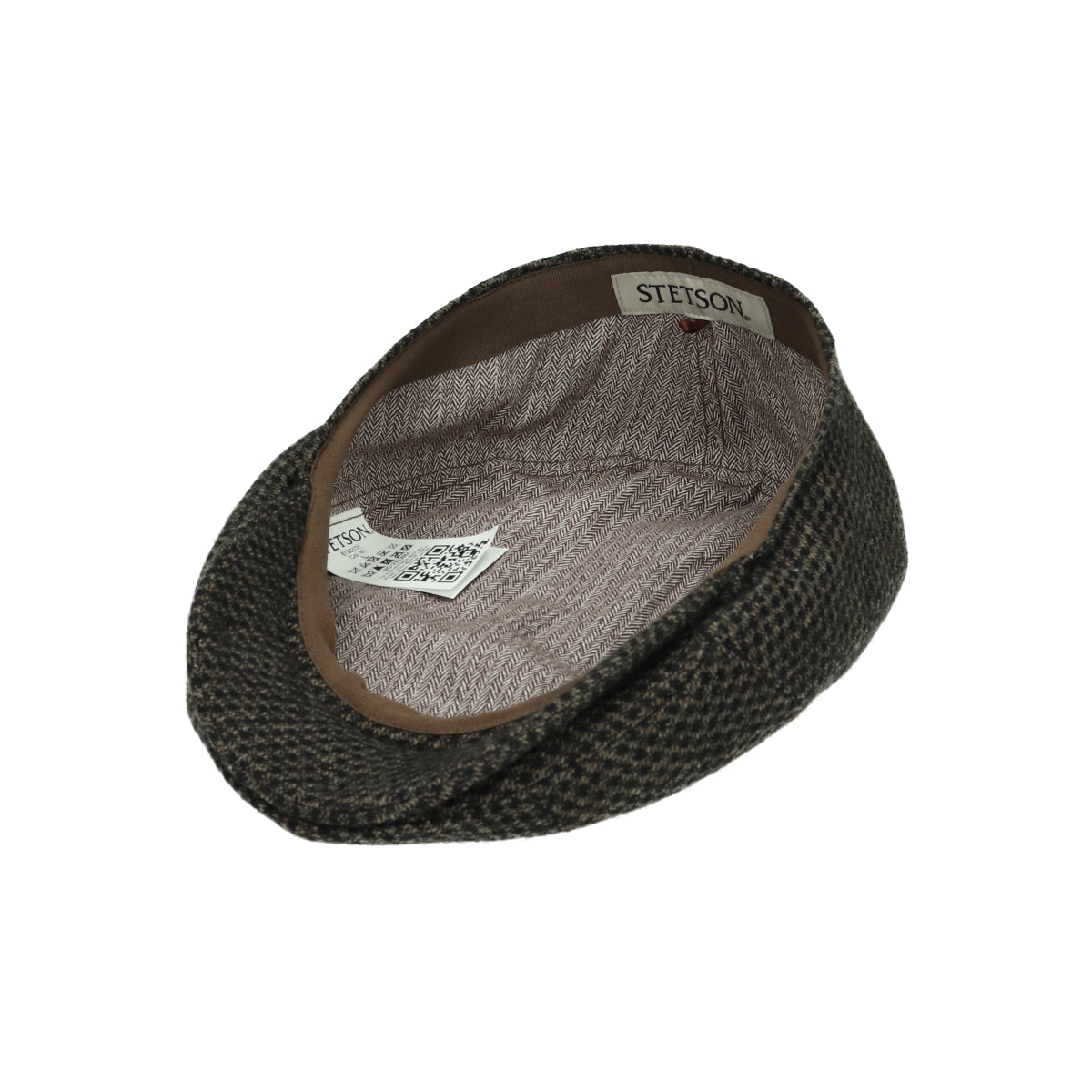 Ivy Cap Wool gemustert braun