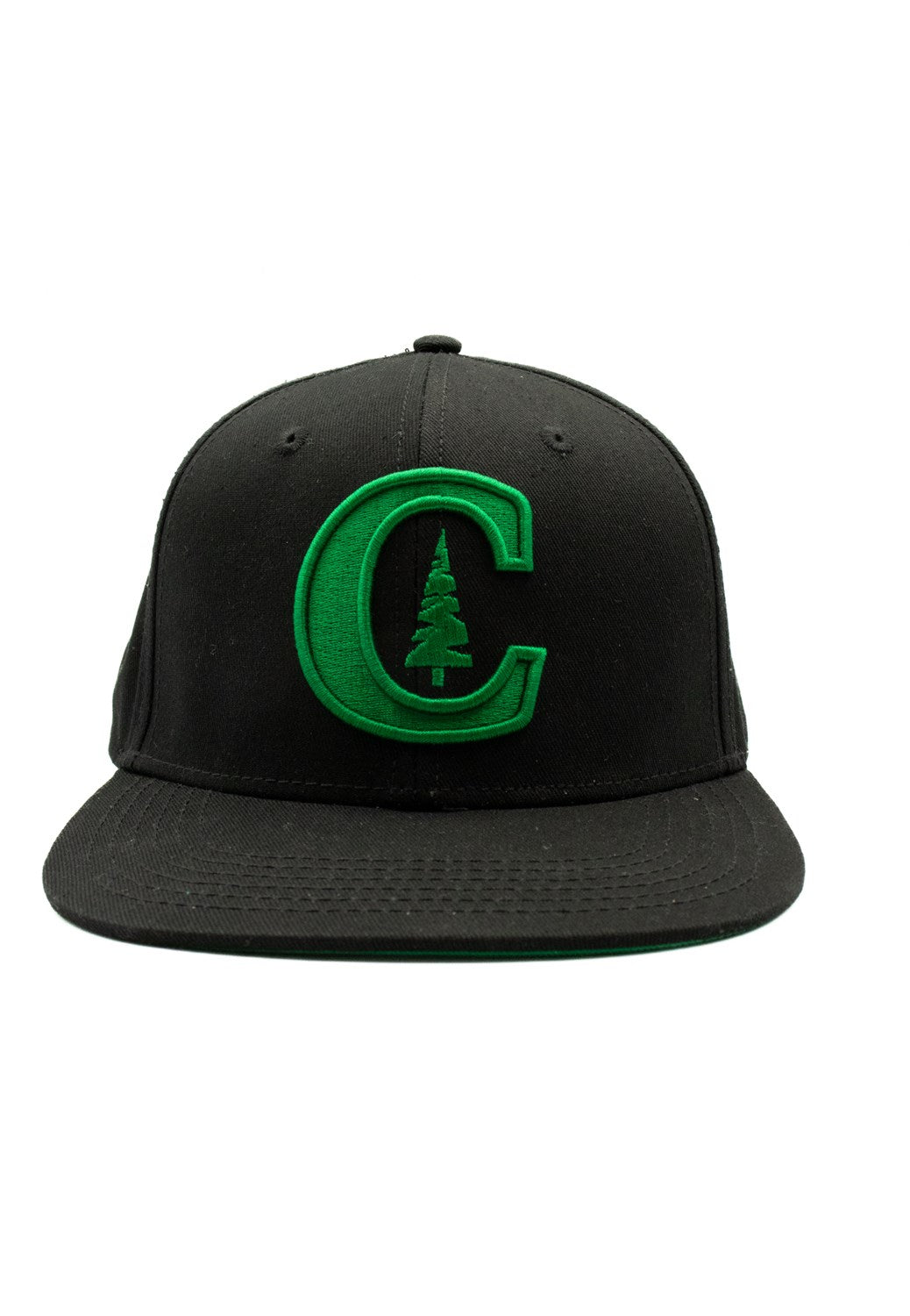 Crafton GREEN C Snapback Cap schwarz