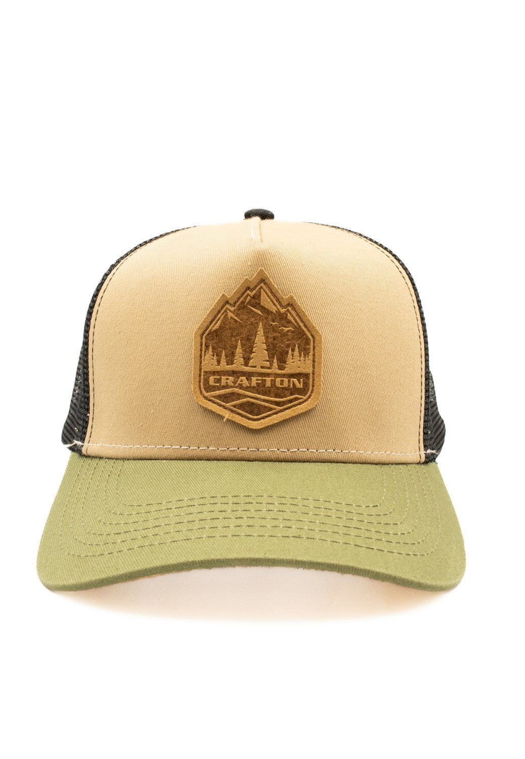 Crafton BIG MOUNTAIN Trucker Cap oliv beige schwarz