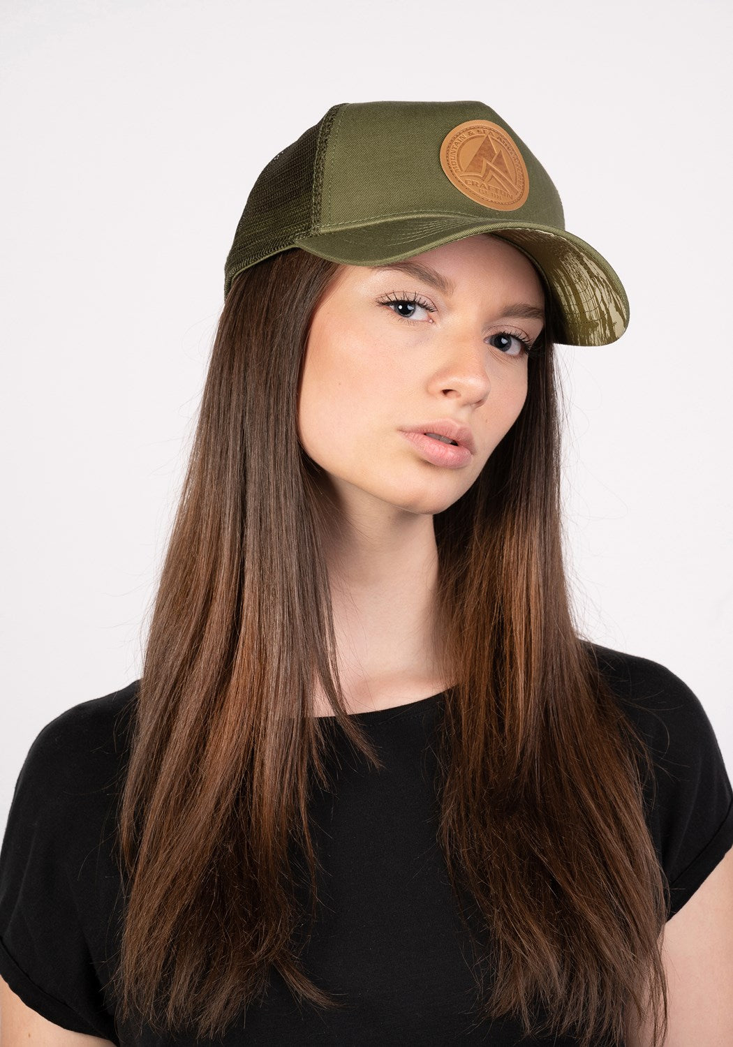 Crafton CLASSIC LOGO Trucker Cap olive