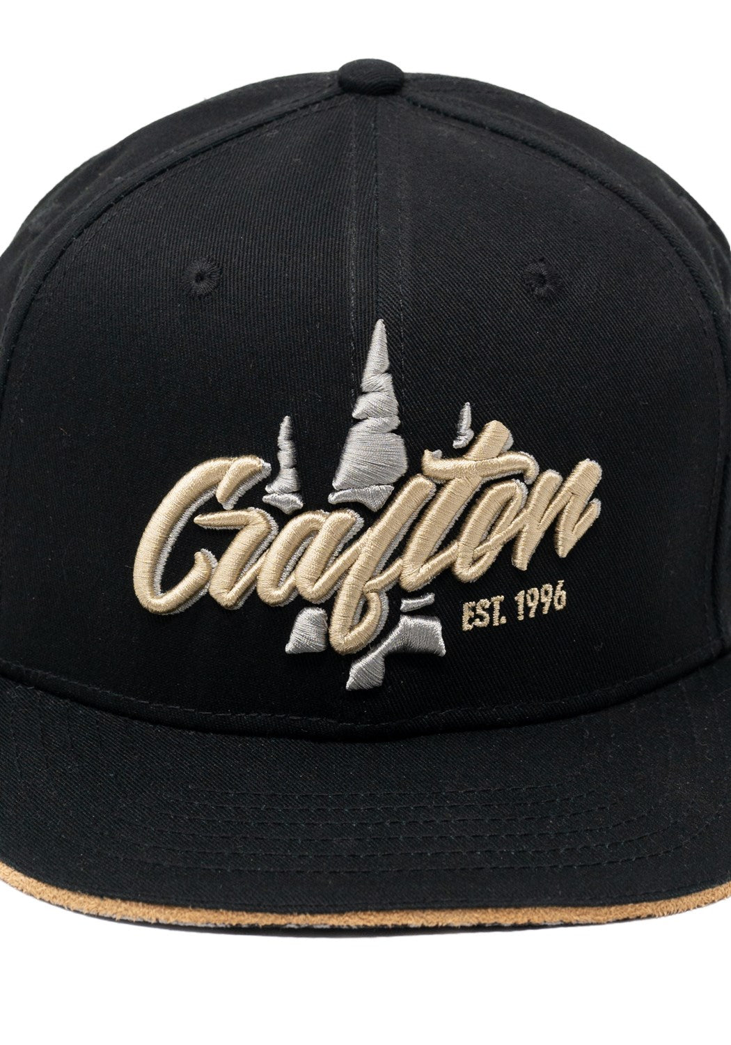 Crafton SCRIPT Snapback Cap schwarz