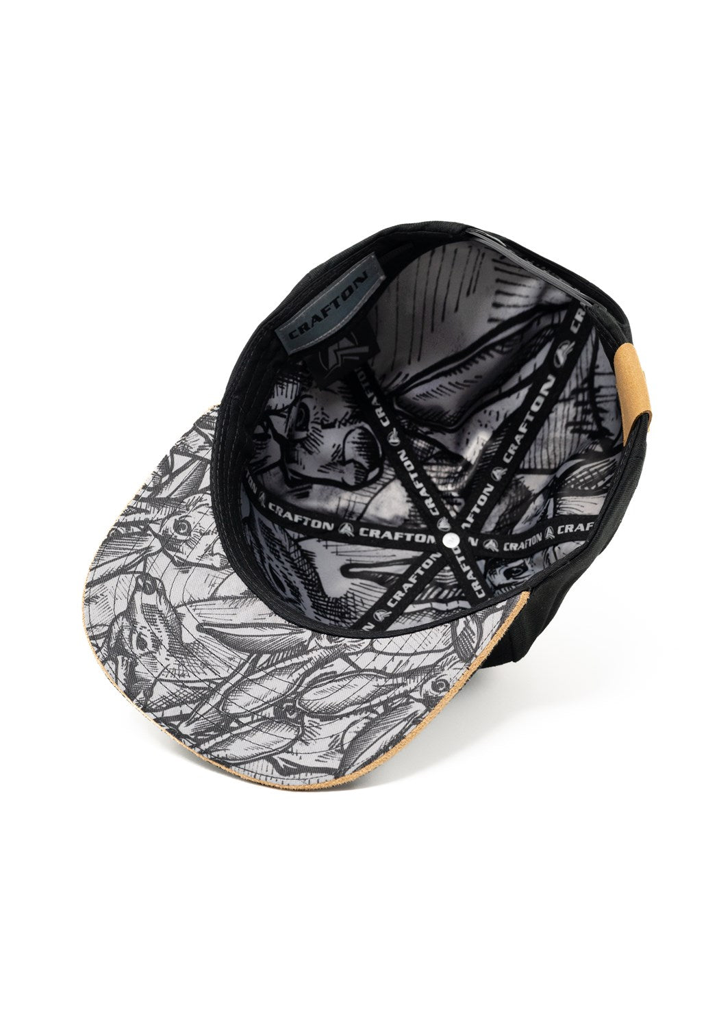 Crafton SCRIPT Snapback Cap schwarz