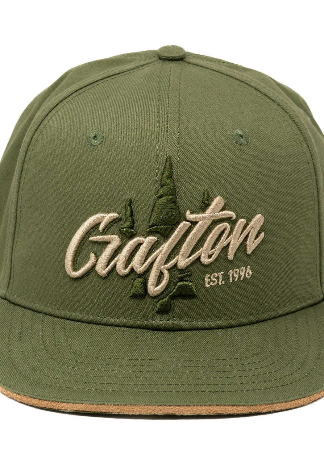 Crafton SCRIPT Snapback Cap olive