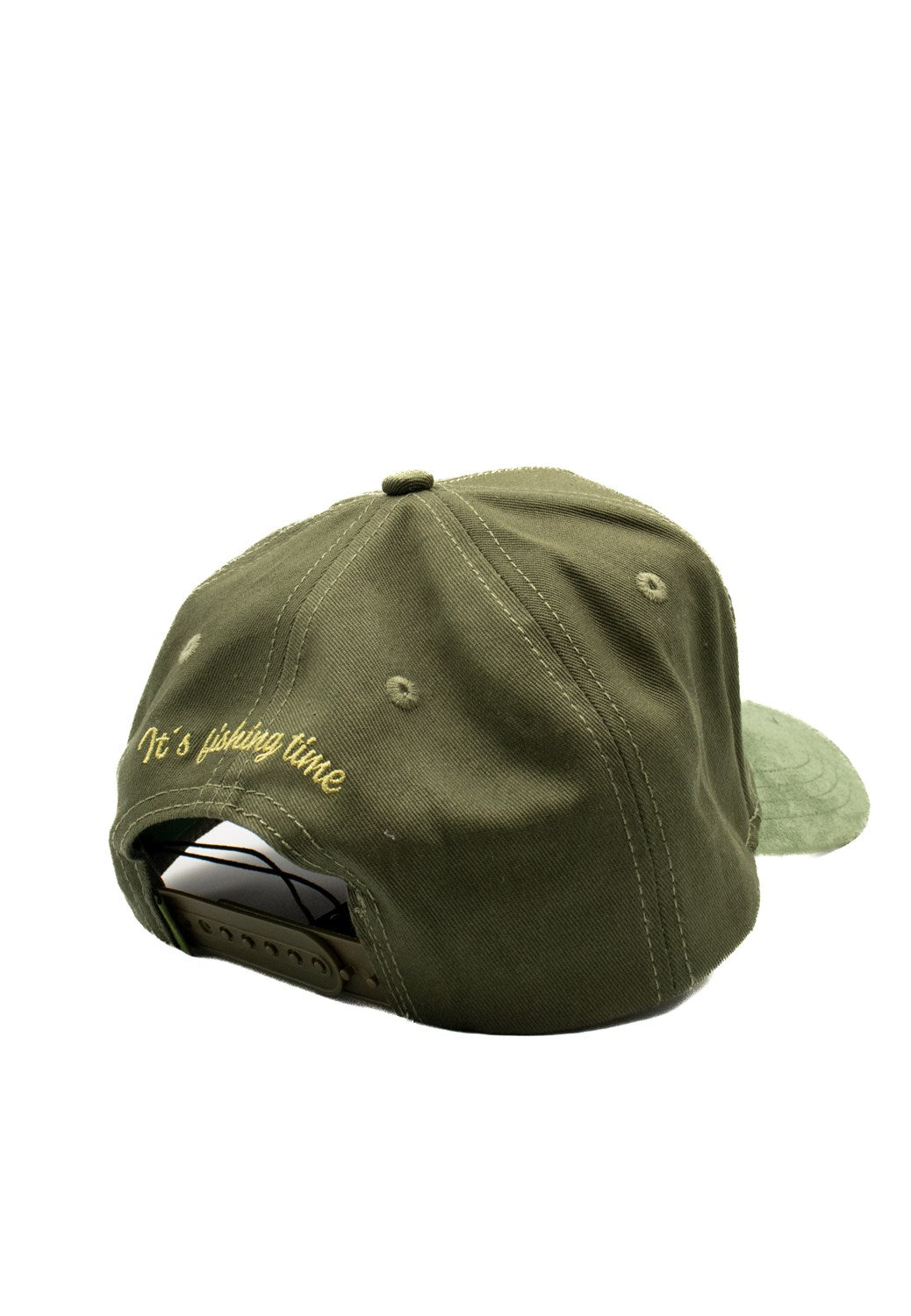 Fishing Bear Polo Trucker Cap olive