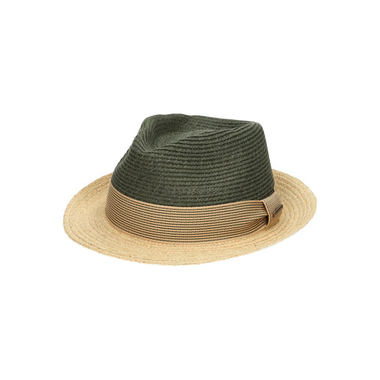 Trilby Toyo/Raffia grün