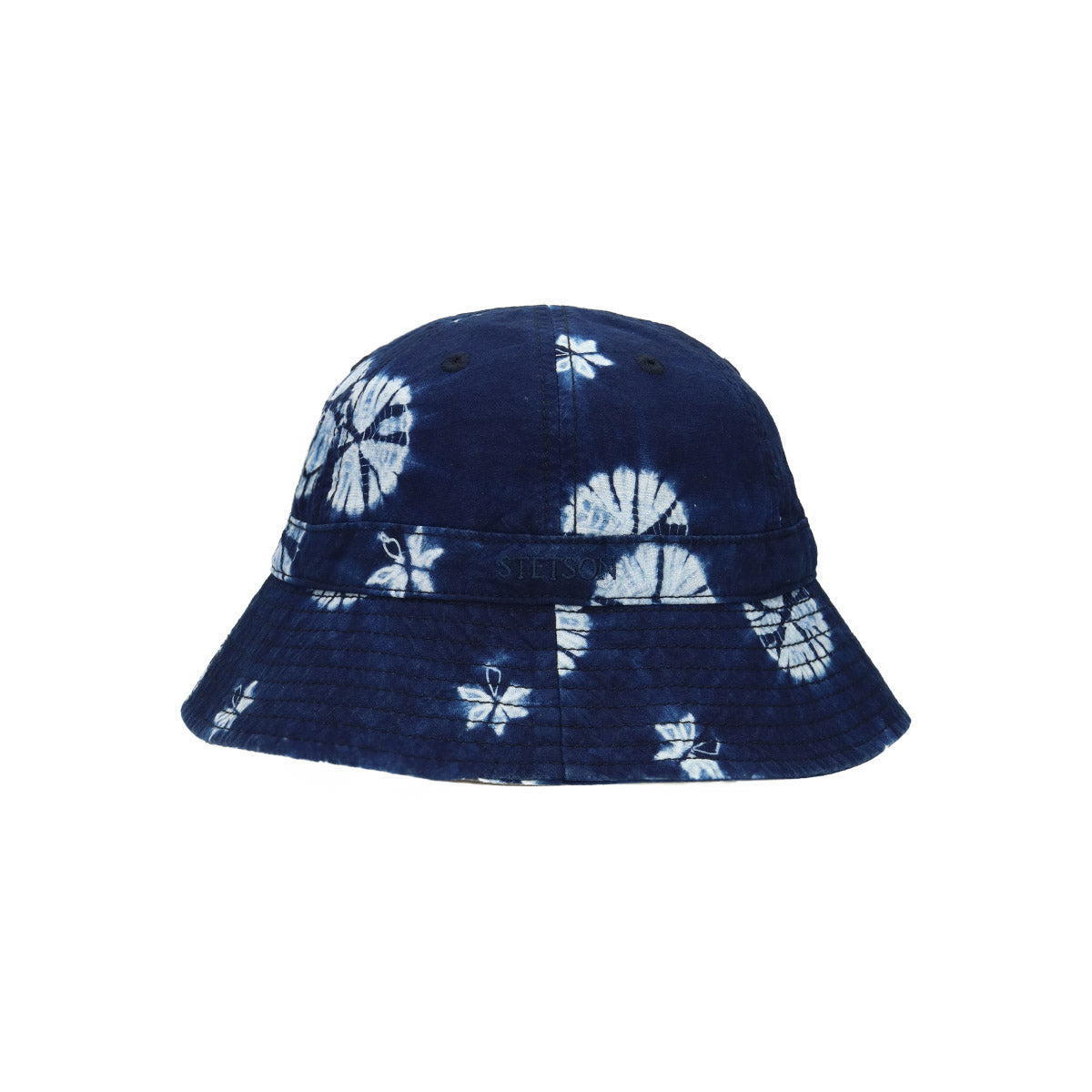 Bucket Cotton floral blau