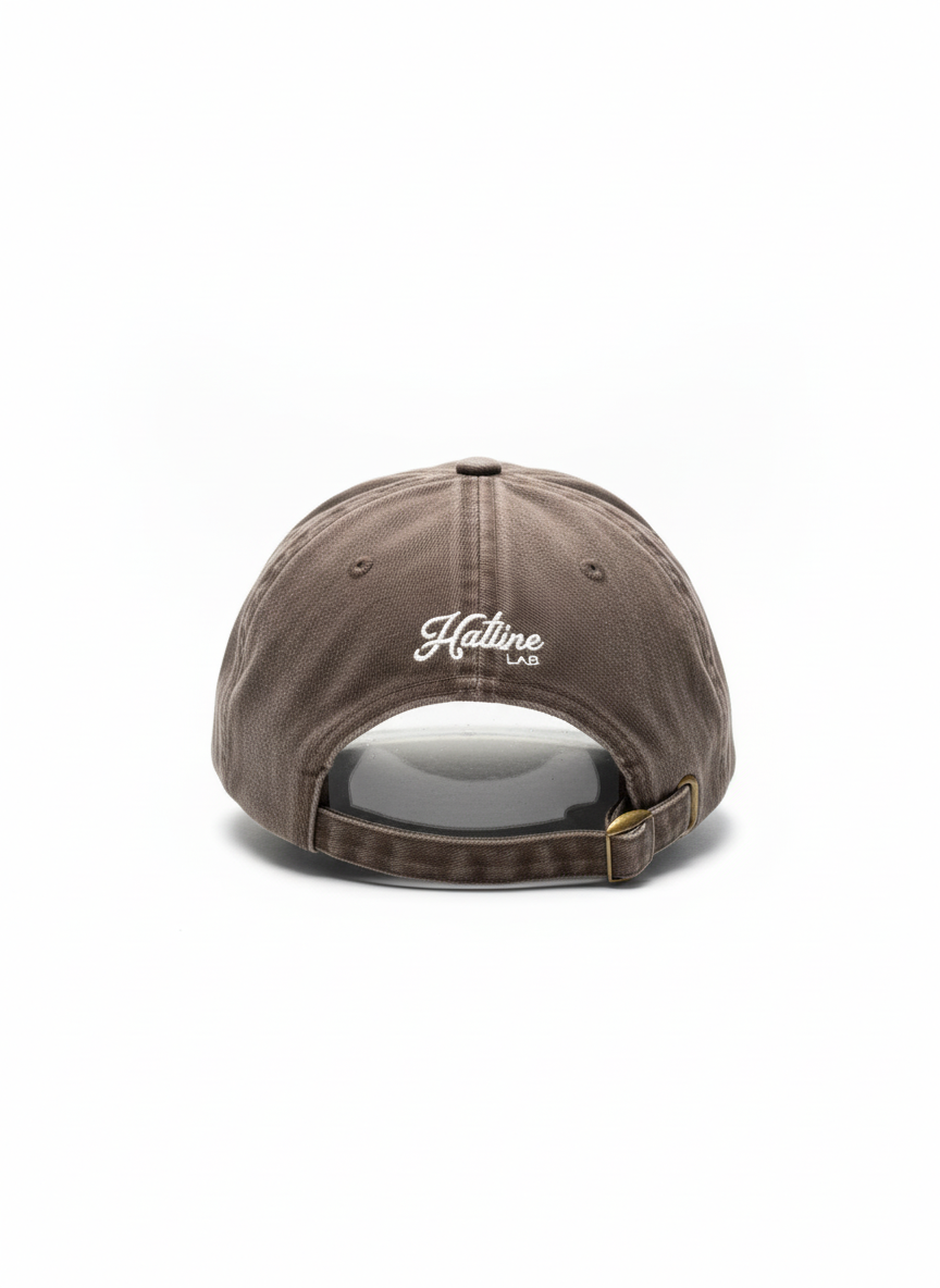 HERITAGE LOGO - DAD CAP brown